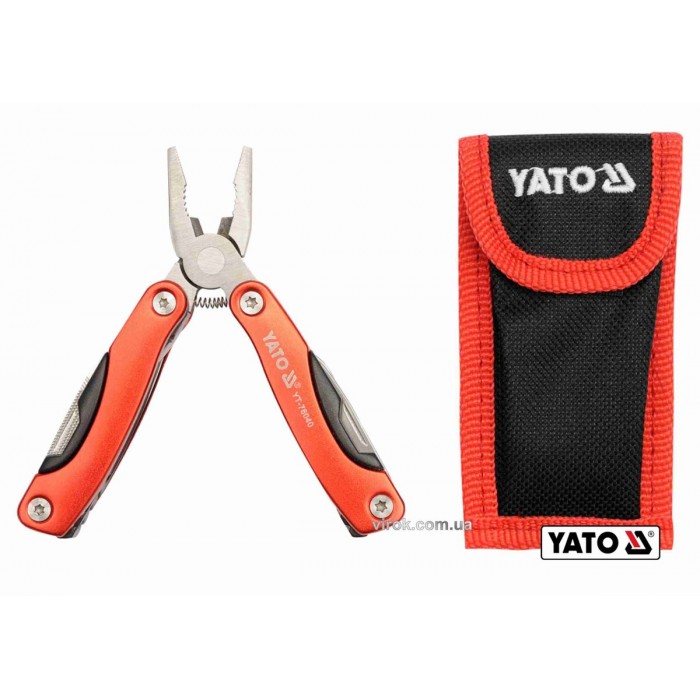 Мультитул (Багатофункційний інструмент) YATO : 9 в 1 [12/120]