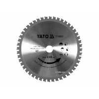 Диск пиляльний по металу YATO: Ø= 185x2.2x20 мм, 48 зубців, R.P.M до 6000 1/хв(DW)