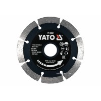 Диск відрізний алмазний по каменю і бетону YATO Ø=115x1.8x10x22.2 мм, в мокрому і сухому режимі [20]