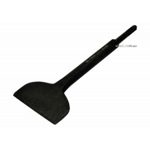 Зубило "лопатка" по плитці і штукатурці YATO : SDS+, l= 250 мм, вістря- 80 мм [10/20]