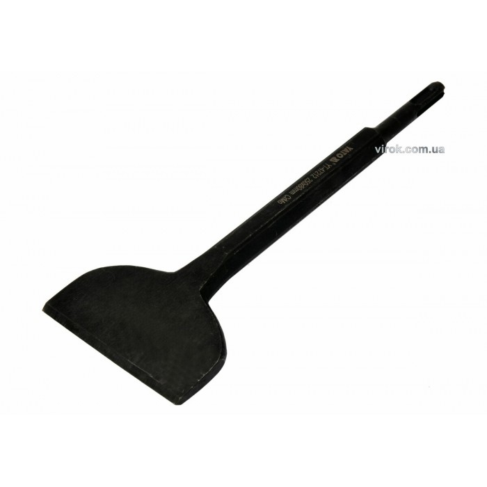 Зубило "лопатка" по плитці і штукатурці YATO : SDS+, l= 250 мм, вістря- 80 мм [10/20]