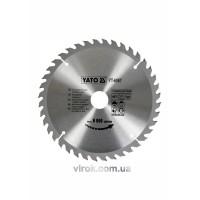 Диск пиляльний победітовий по дереву YATO: 210х30x3.2x2.2 мм, 40 зубців, R.P.M до 8000 1/хв [10/20]