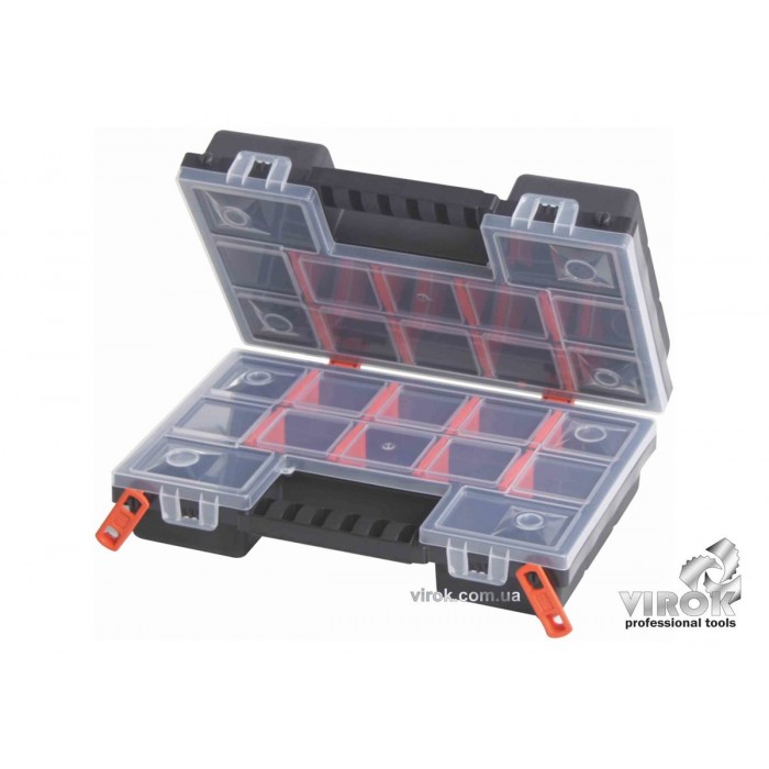 Органайзер пластиковий тип "RS DUO" 12" ТМ ВІРОК; 287 х 186 х 100 мм