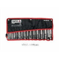 Пробійники отворів до шкіри YATO : Ø= 2 - 22 мм, Набір 15 Шт. [10]