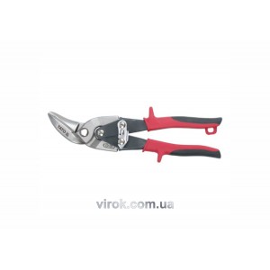 Ножиці по металу YATO : L= 235 мм, ліві, Cr-Mo [6/36]