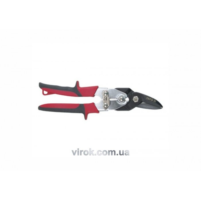 Ножиці по металу YATO "профі" : L= 260 мм, ліві [6/36]