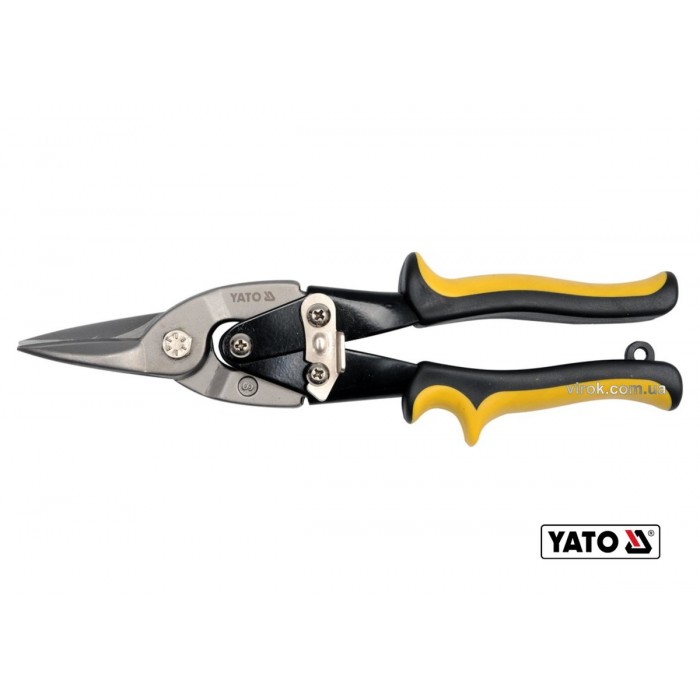 Ножиці по металу YATO "профі" : L= 250 мм, прямі [6/36]