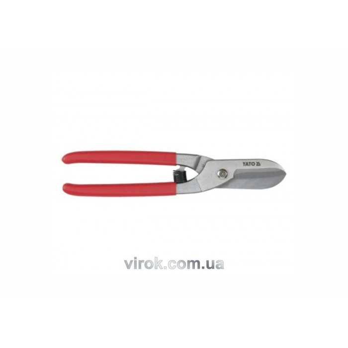 Ножиці по металу прямі YATO : тип Англіський, L= 254 мм [6/36]