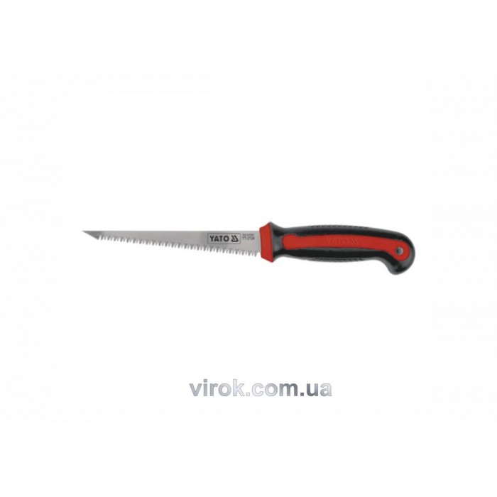 Ножiвка по гіпсокартону YATO : L= 150 мм, W= 1,5 мм, 50-54 HRC [12/60]