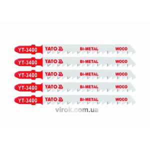 Полотно для електролобзика YATO BI-METAL (дерево) , 6TPI , l=100м, набір 5пр. [50/250]