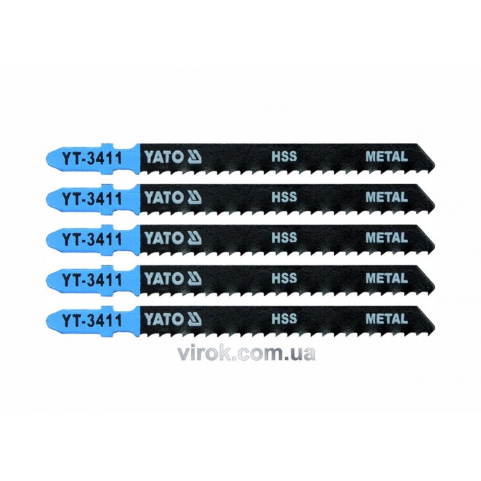 Полотно для електролобзика(метал) YATO : 8TPI, L= 100 мм, Уп. 5 Шт. [25/250]