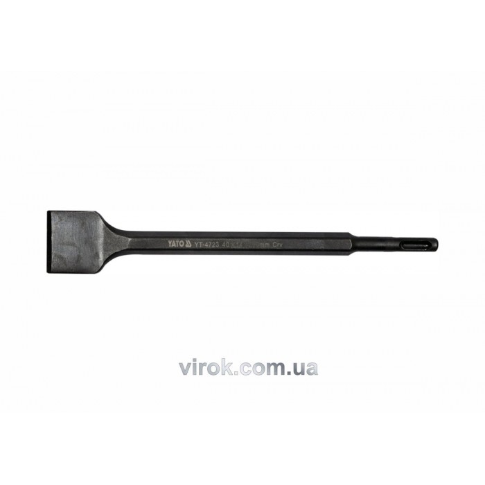 Зубило "лопатка" YATO : SDS+, 40х14 x 250 мм. CrV [6/48]