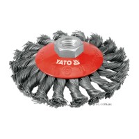 Щітка - крацовка YATO дискова Ø=100мм [8/64]