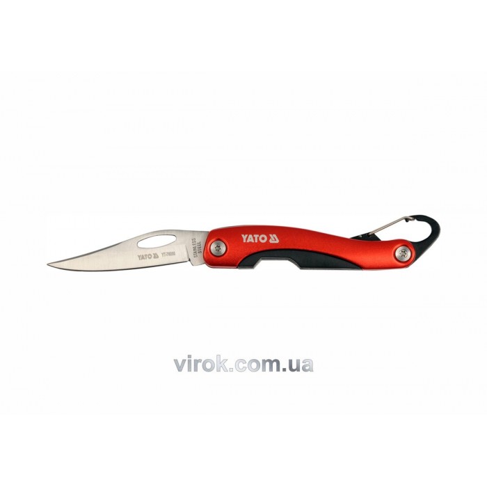 Ніж складний YATO : L= 125 мм [12/72]