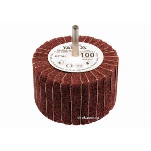 Круг пелюстковий шліфувальний YATO : подовжений Ø=80 мм, К150, шпиндель Ø= 6 мм, H= 50 мм [10/60]
