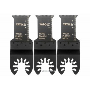 Полотна-насадки різальні YATO BIM : універсальні для реноватора, 3 шт., 40 х 28,5 мм [5/100]