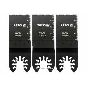 Полотна-насадки різальні YATO BIM : універсальні для реноватора, 3 шт., 40 х 34 мм [10/100]