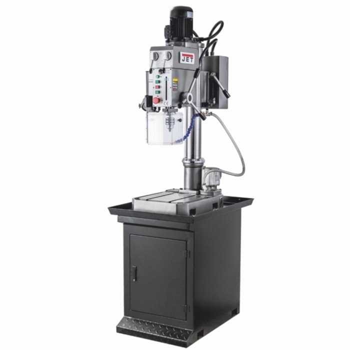 Свердлильний верстат з редуктором JET GHD-25 : 400В (0,75)кВт. МК3. MAX Ø≤30 мм; 6 шв.