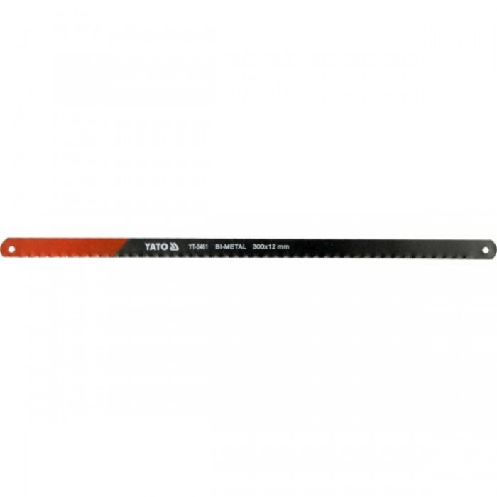 Полотно по металу YATO: l = 300х 12х 0,65 мм, BIMETAL, упк. 2шт. [20/500]