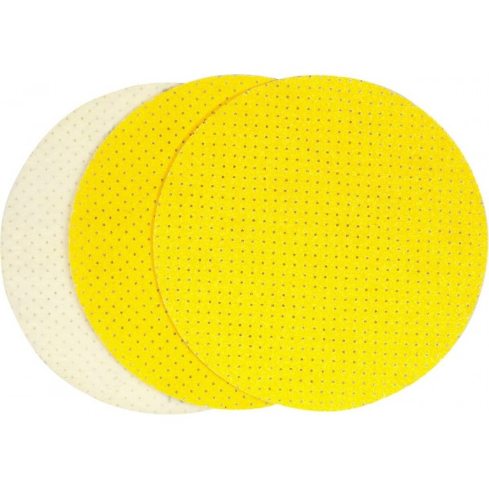 Диск шліфувальний перфорований на липучці по штукатурці до шліфмашини YATO: G80, Ø= 225мм, 3 шт [33]