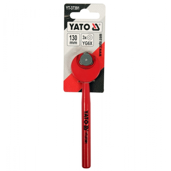 Склоріз з 3 дисковими різцями YATO : L= 130 мм [10/150]