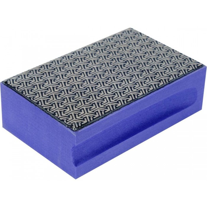 Губка абразивна, алмазна, для шліфувальна до скла, граніту, керам YATO: 90х 60х 30 мм, з гранул G400