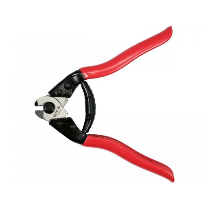 Ножиці до дроту і линв YATO: дріт Ø≤ 1.5 мм, линва Ø≤ 4 мм, L= 190 мм [10]