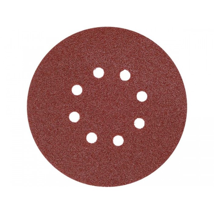 Круг шліфувальний з наждачн. паперу з липучкою YATO: Ø= 150мм, Р150, 8 отв до YT-82206, -82207, 50шт