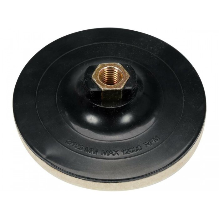 Диск з войлоком для полірування YATO Ø= 125 мм, h= 10 мм, різьбове кріплення М14 [150]