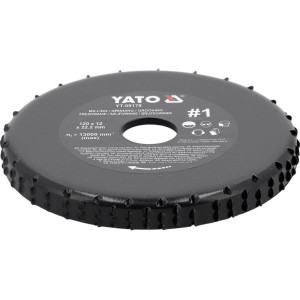 Диск-фреза торцевий до КШМ YATO по дереву, шпаклівці, гіпсу; Ø=120/22.2 мм, t= 12 мм шорстк №1 [10]