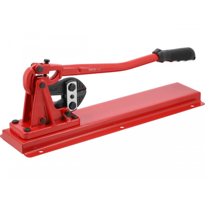 Ножиці до арматури настільні YATO: max Ø= 10 мм, L= 600 мм. підставка 140х 530 мм [2]