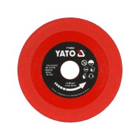 Диск відрізний алмазний по гресу, склу, кераміці YATO Ø=125/22.2х1,2х15 мм, в суому режимі [25/200]