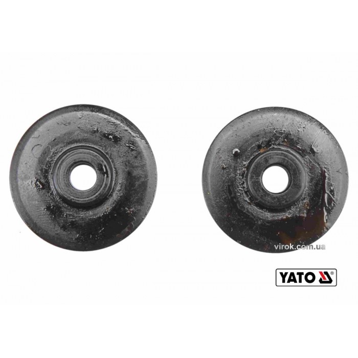 Різці дискові YATO для труборіза : Ø= 27 х 6.3 мм, h= 5 мм.(YT-2234) 2 шт. [24/288]