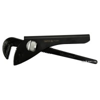 Ключ до труб тип "Німецький" YATO з розвод. губок- 60 мм, глиб.- 30 мм, L = 225 мм (9") [6/36]