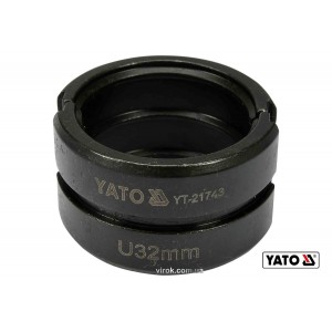 Насадка для прес-кліщів YT-21735 YATO : U32 мм [100]