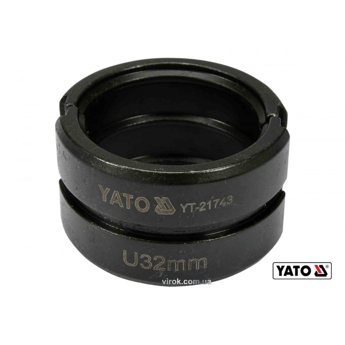 Насадка для прес-кліщів YT-21735 YATO : U32 мм [100]