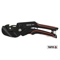 Труборіз для ПВХ труб YATO : max Ø36 мм, алюмінієвий корпус, ручка- ABS + TPR [10/50]