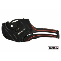 Труборіз для ПВХ труб YATO : max Ø50 мм, алюмінієвий корпус, ручка- ABS + TPR [10/30/360]