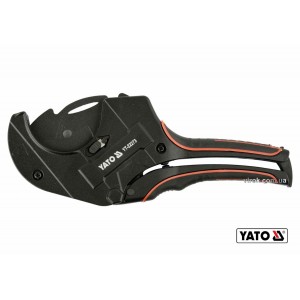 Труборіз для ПВХ труб YATO : max Ø63 мм, алюмінієвий корпус, ручка- ABS + TPR [10/30]