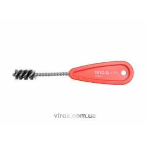 Щітка для внутрішньої очистки труб YATO : Ø= 15 мм [12/240]