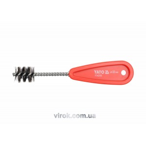 Щітка для внутрішньої очистки труб YATO : Ø= 22 мм [12/240]