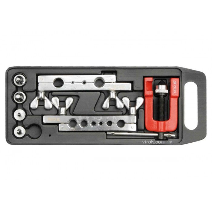 Прес для ручного розширення труб YATO, Набір Ø 3-19 мм [10]