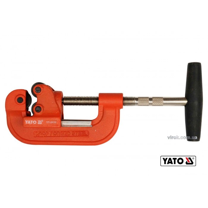 Труборіз YATO : для труб Ø 3/8"-1-5/8", Ø= 10-40 мм, алюміній /мідь /пластик. [20]