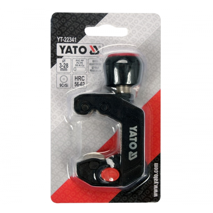 Труборіз швидкоустановний YATO: для труб Ø= 3- 28 мм [10/60]