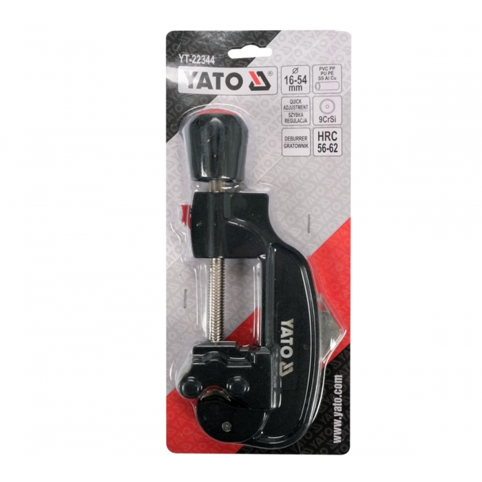 Труборіз швидкоустановний YATO: для труб Ø= 16- 54 мм(DW)