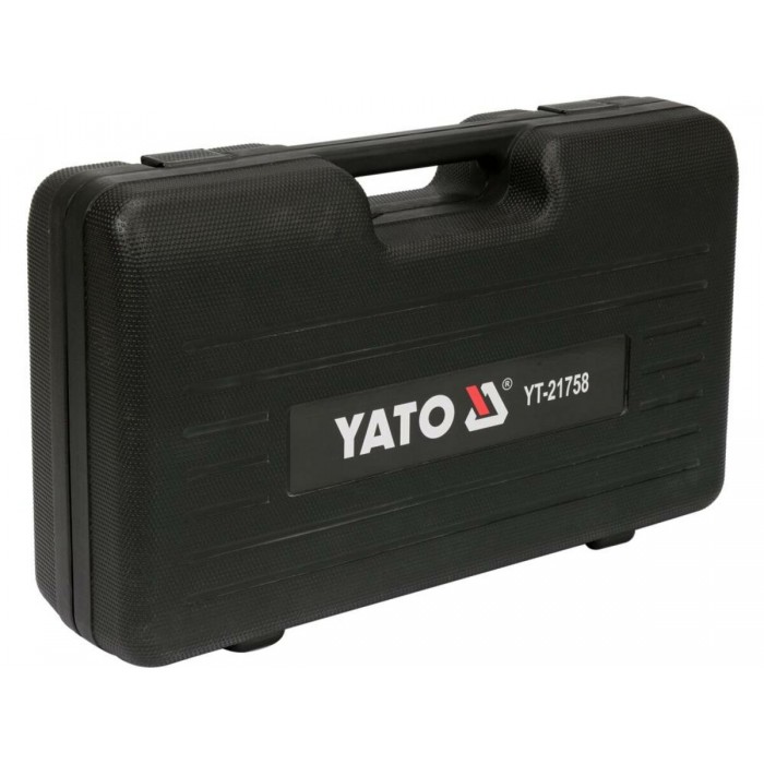 Прес-кліщі гідравл для труб PEX-AL і PERT YATO; l= 38см, з матриц U/TH 16/20/25/32 мм сила- 10т, 9ел