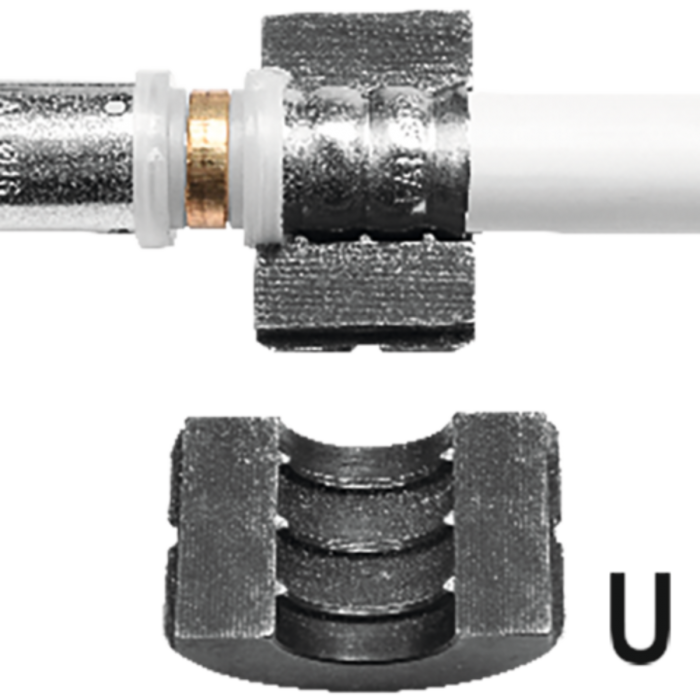 Прес-кліщі гідравл для труб PEX-AL і PERT YATO; l= 46см, з матриц U/TH 16/20/25/32 мм сила- 10т, 9ел