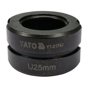 Насадка для прес-кліщів YT-21735 YATO: U 25 мм [50]