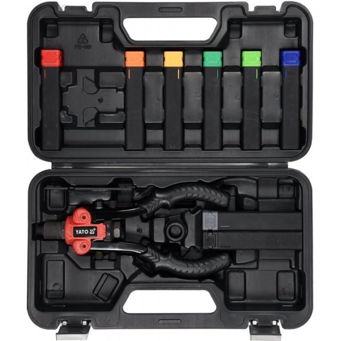 Заклепочник дворучний YATO для нітогайок М3-10 мм і заклепок Ø= 2,4- 6,4мм, L= 260 мм [6]