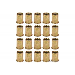 Нітогайка сталева YATO; М 12, l= 22 мм, 20 шт. [15/60]